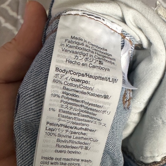 Madewell 10" High-Rise Skinny Crop Jeans Medium wash  Size 29 - Picture 8 of 8